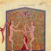 Adam and Eve in Paradise and expelled